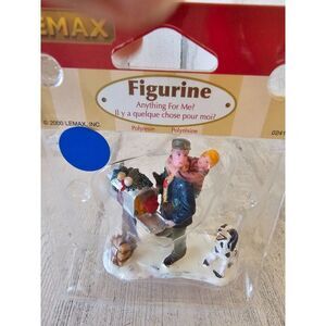 Lemax anything for me mailbox dog dad child people figuring new 2000 village acc